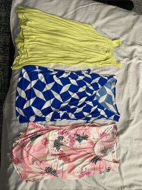 Bundle - 3 New York & Company Ribbed Sleeveless Tank Tops